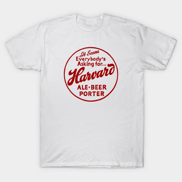 Retro Beer - Harvard Ale, Beer, Porter T-Shirt by Allegedly